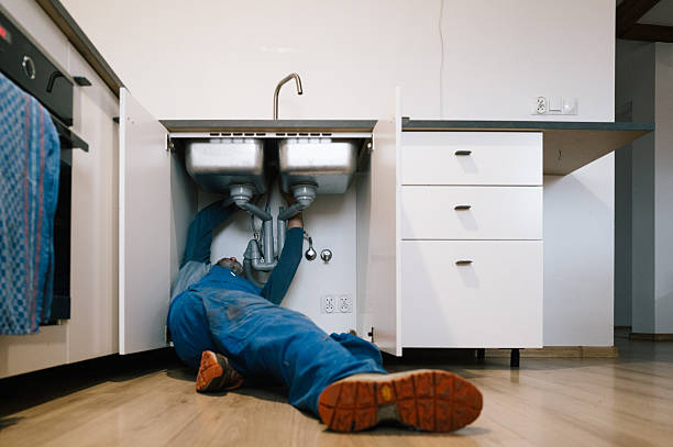 Professional Drain Cleaning technician working in Smithfield, VA